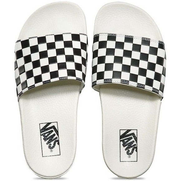 vans checkerboard slippers